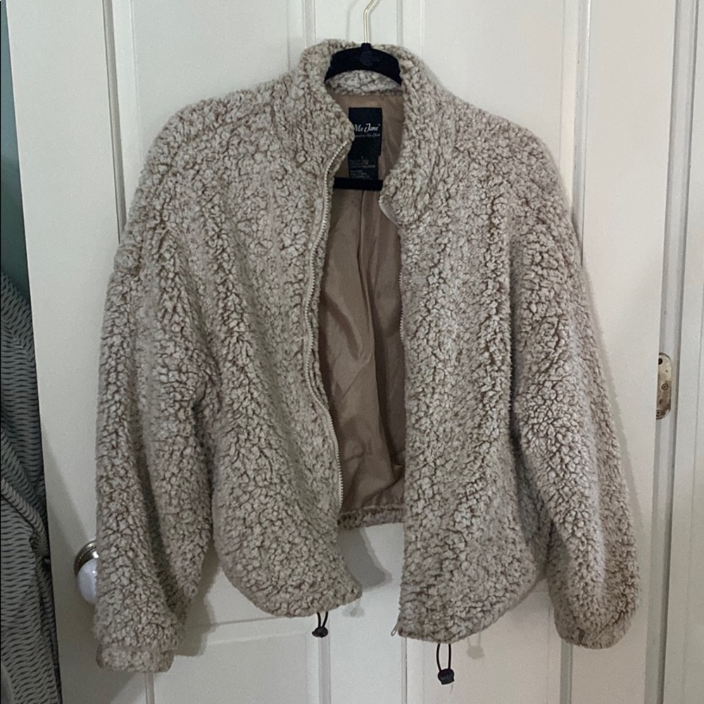 Cropped Sherpa jacket